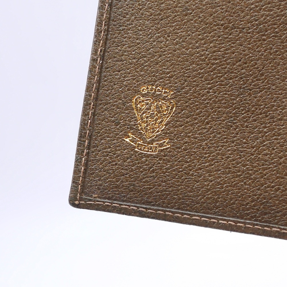 🍓GUCCI PVC Wallet Brown - Picture 8 of 10
